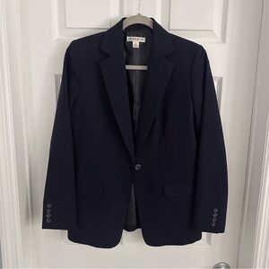 Pendleton Women’s Navy Blazer in 100% Virgin Wool Size 4